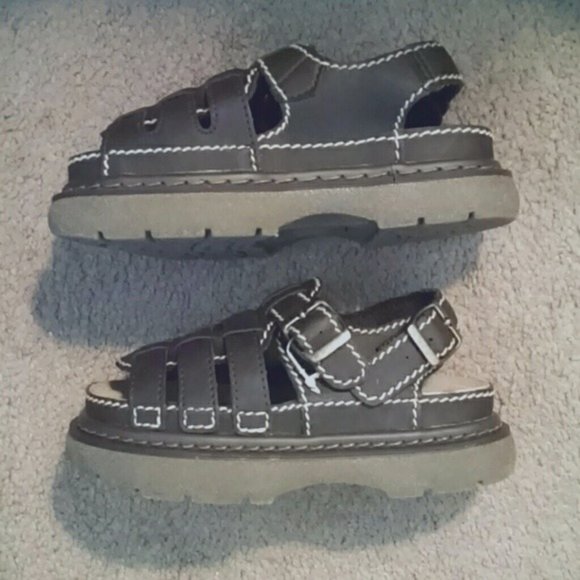 Vintage rare boys girls unisex comfy sling-back sandals shoes
